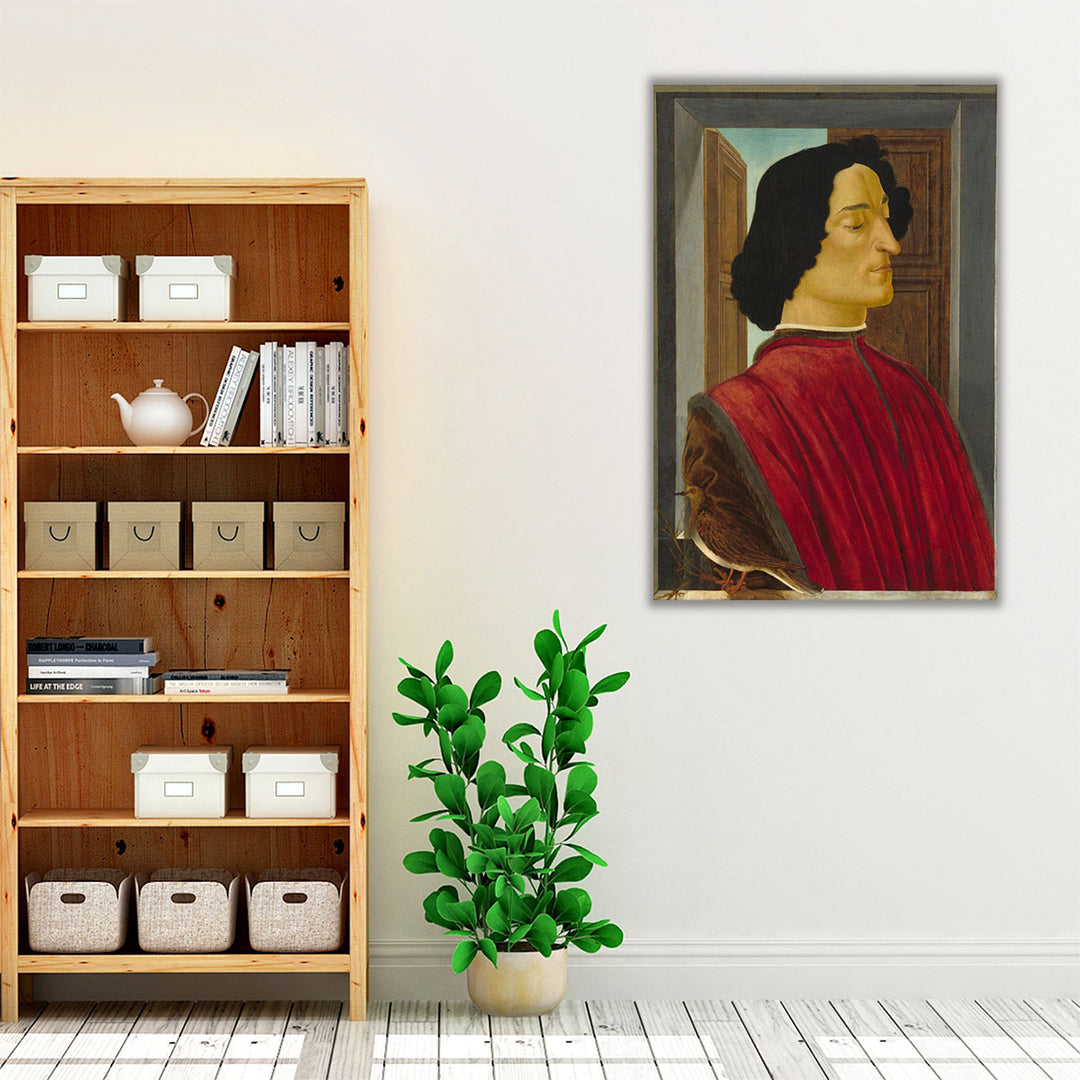 Portrait of Giuliano de' Medici - Canvas Print Wall Art