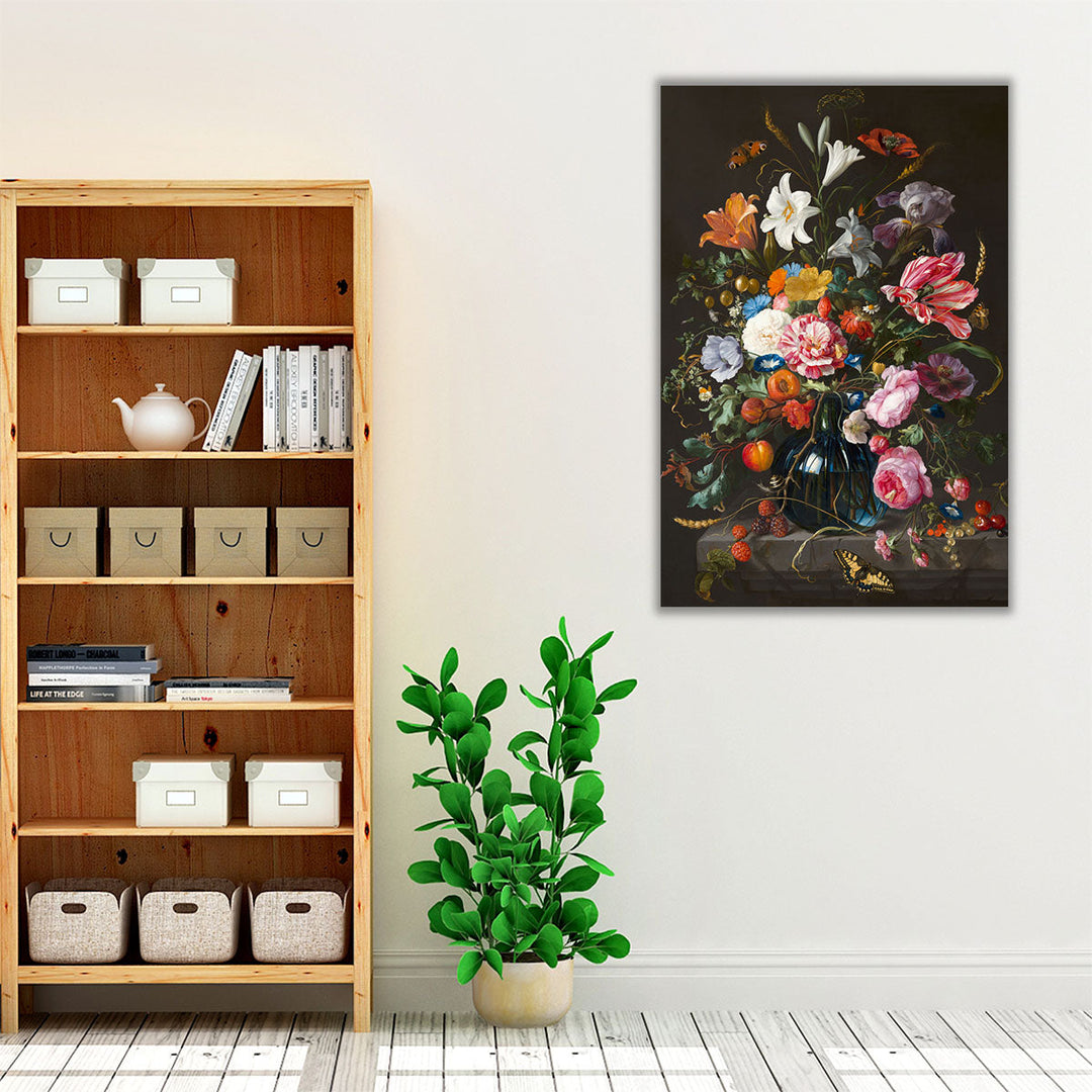 Tulips and Roses Oil Painting - Canvas Print Wall Art