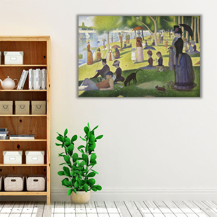 A Sunday on La Grande Jatte - Canvas Print Wall Art