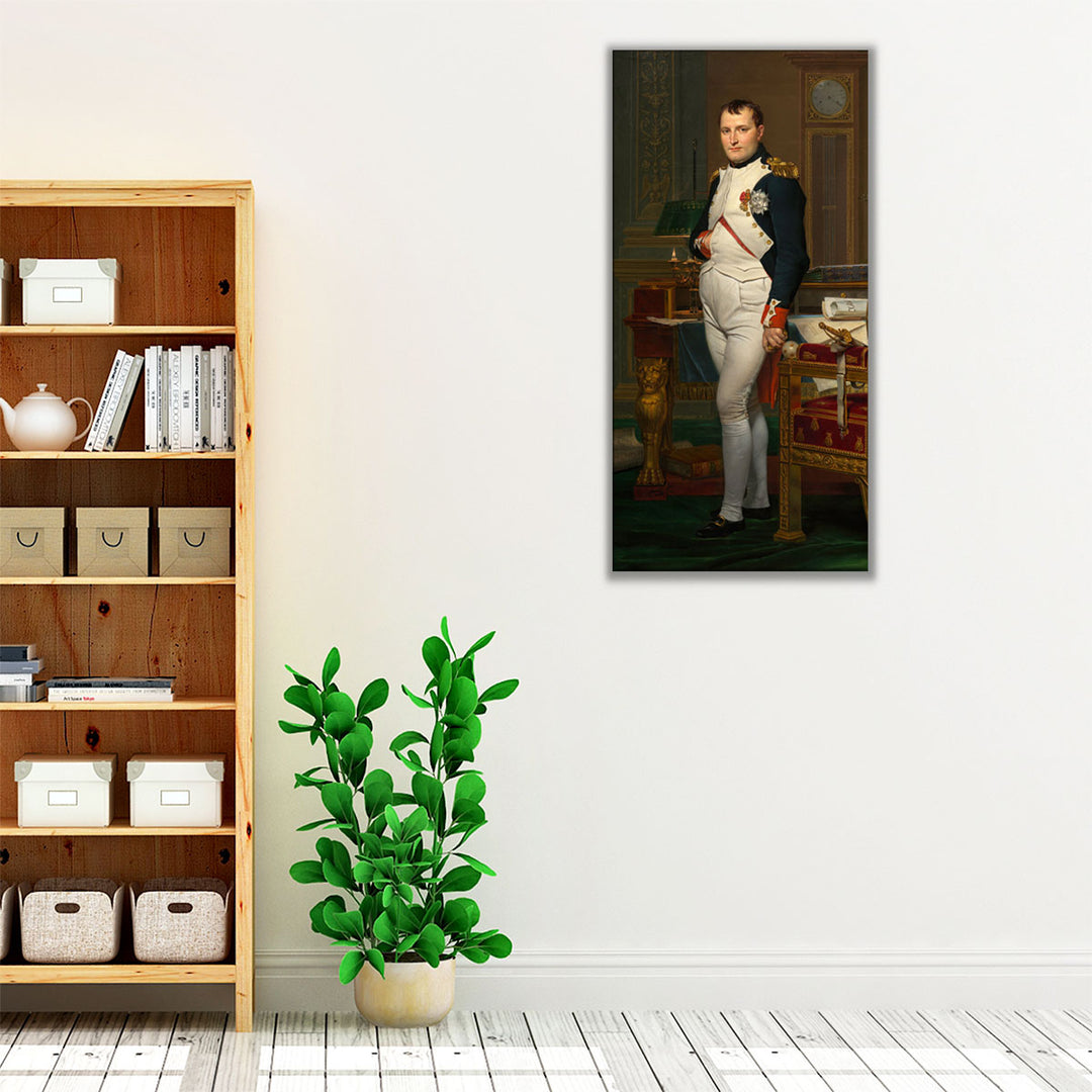 The Emperor Napoleon in His Study at the Tuileries - Canvas Print Wall Art
