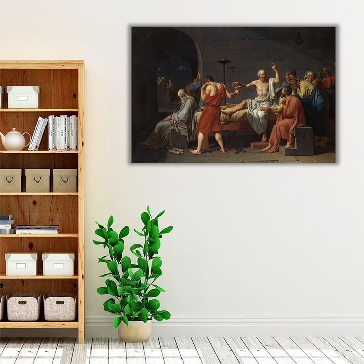 The Death of Socrates, 1787 - Canvas Print Wall Art