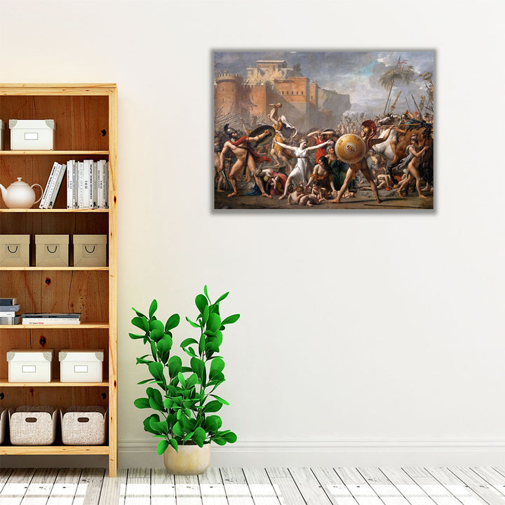 The Intervention Of The Sabine Women, 1799 - Canvas Print Wall Art