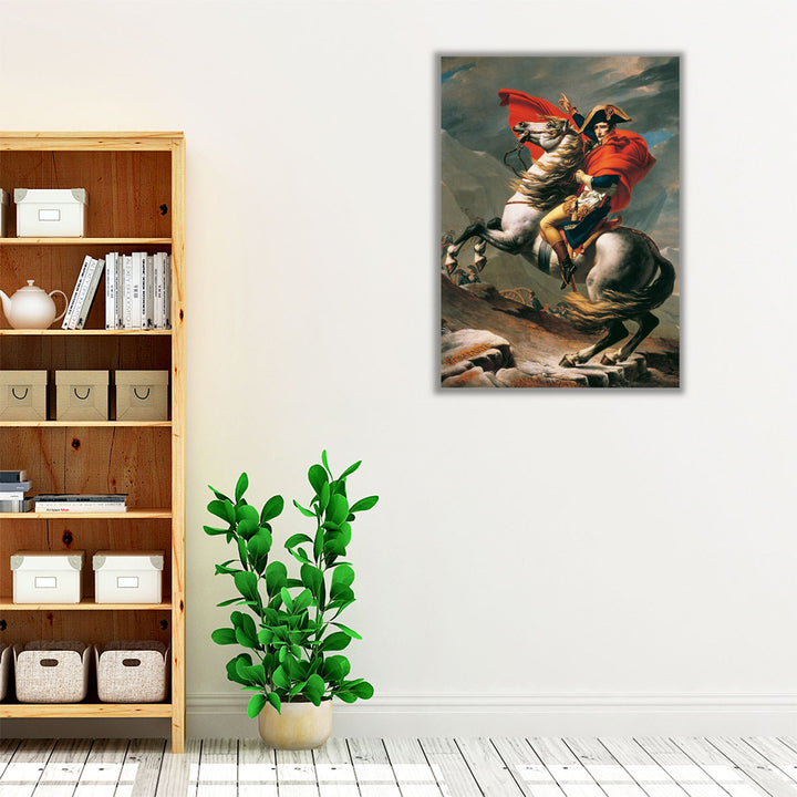 Napoleon Crossing the Alps - Canvas Print Wall Art