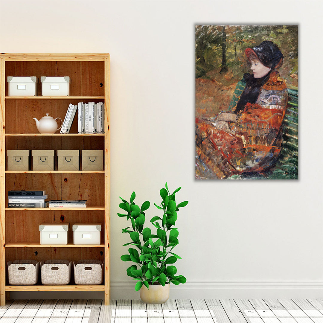 Autumn, Portrait of Lydia Cassatt, 1880 - Canvas Print Wall Art