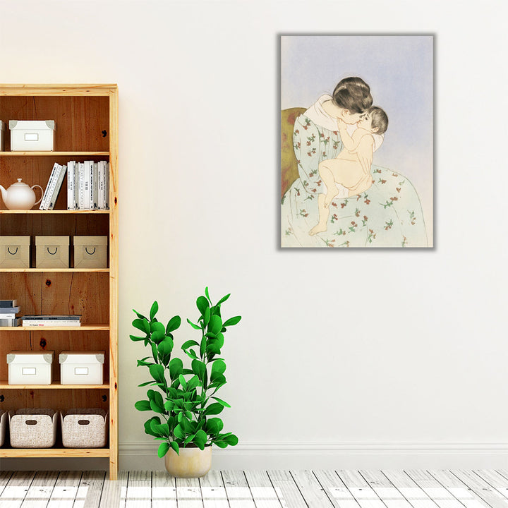 Mother’s Kiss - Canvas Print Wall Art