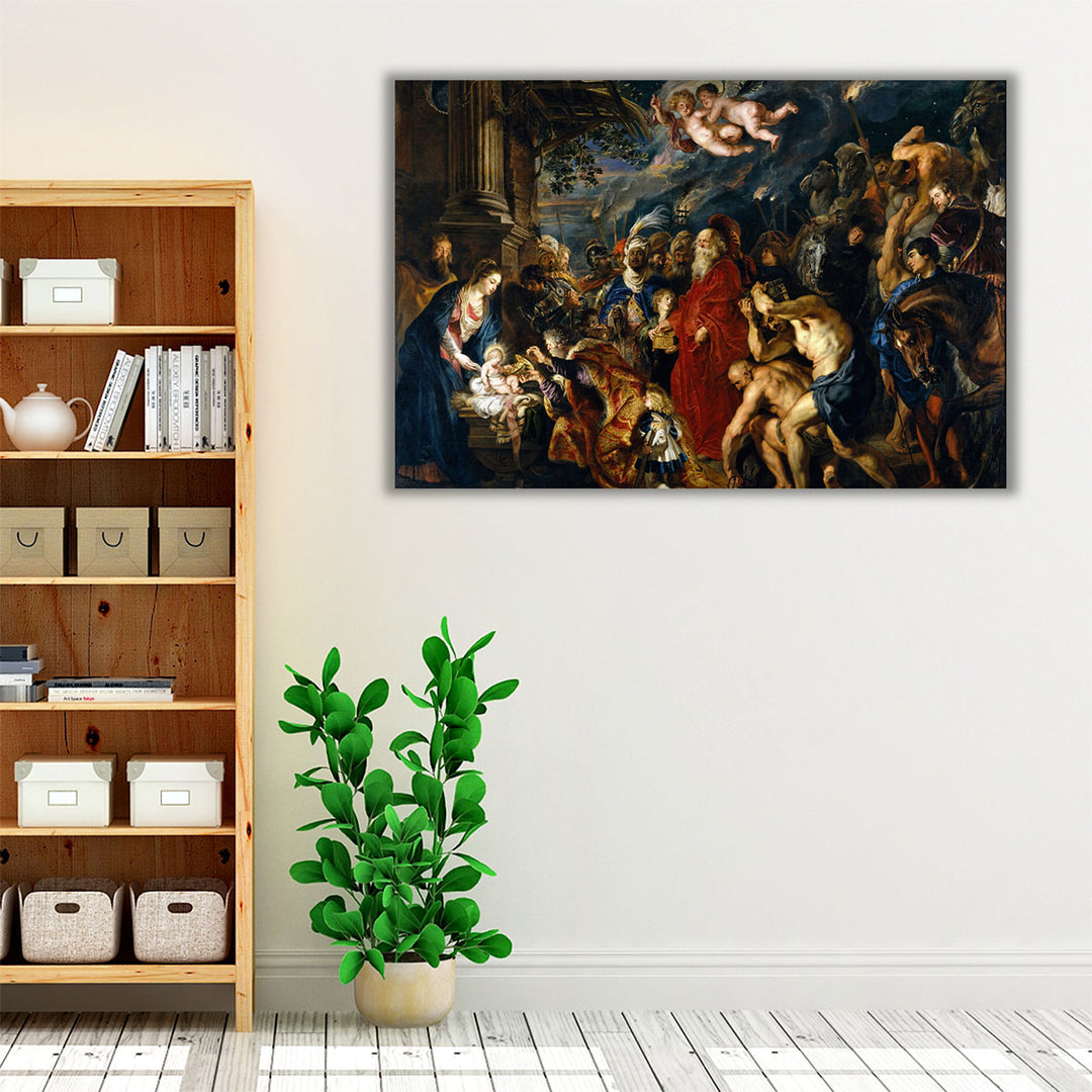 Adoration of the Magi - Canvas Print Wall Art