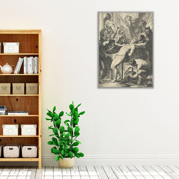Martyrdom of Saint Lawrence - Canvas Print Wall Art