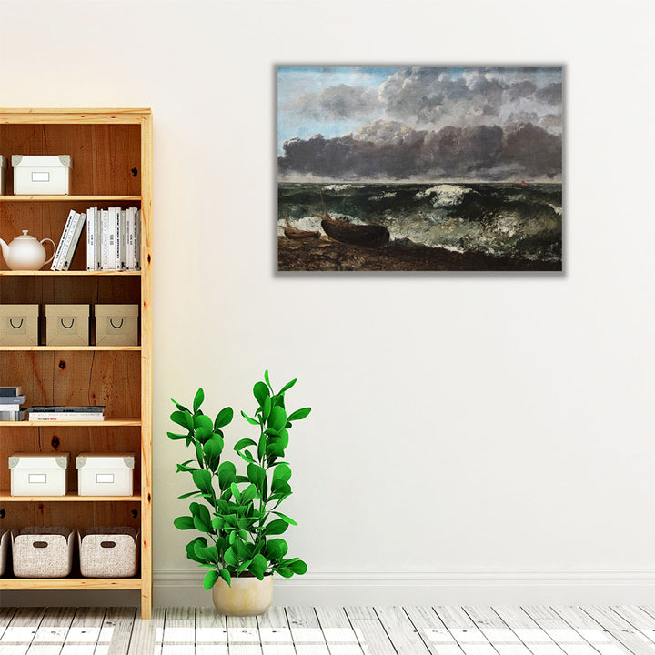 La Mer orageuse - Canvas Print Wall Art