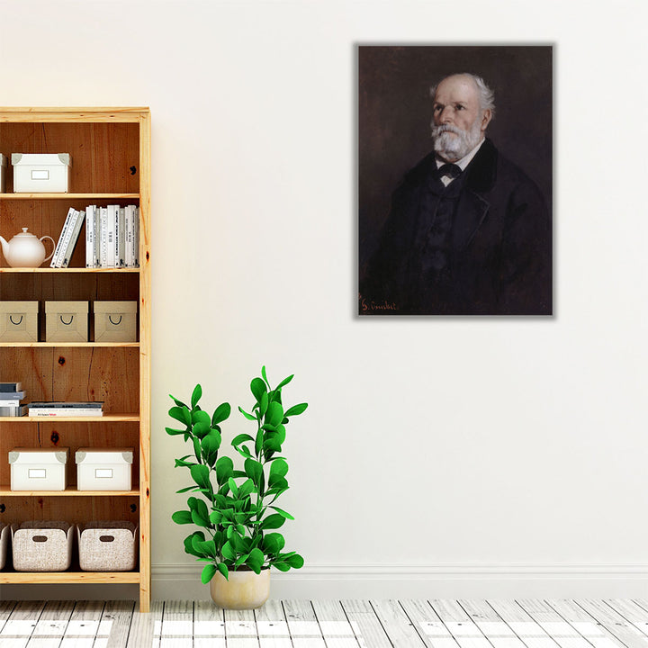 Portrait of Regis Courbet - Canvas Print Wall Art