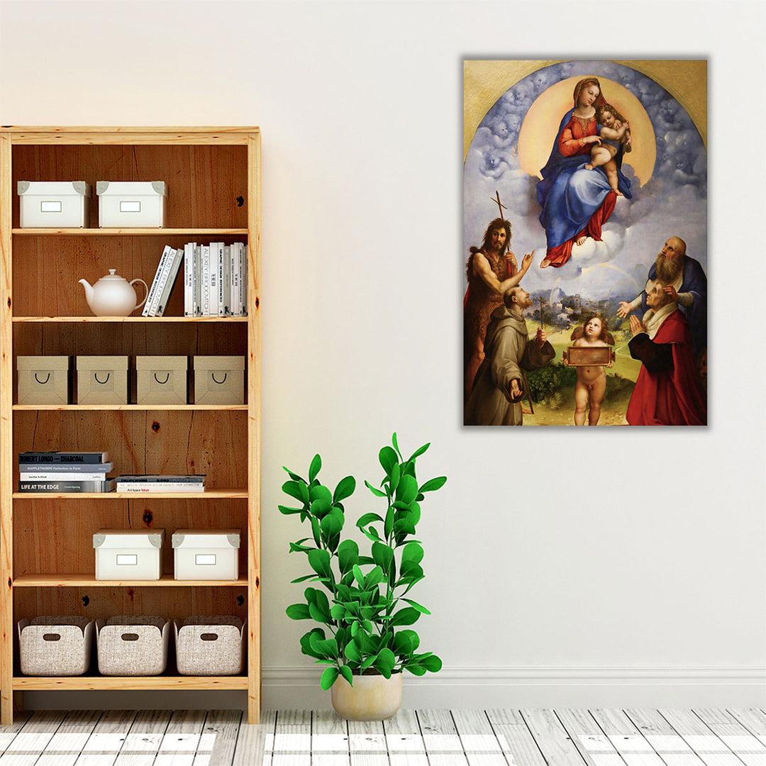 Madonna of Foligno - Canvas Print Wall Art