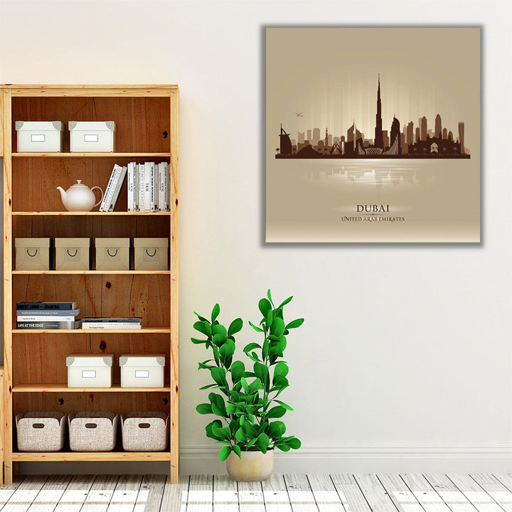 Dubai, UAE, City Skyline - Canvas Print Wall Art