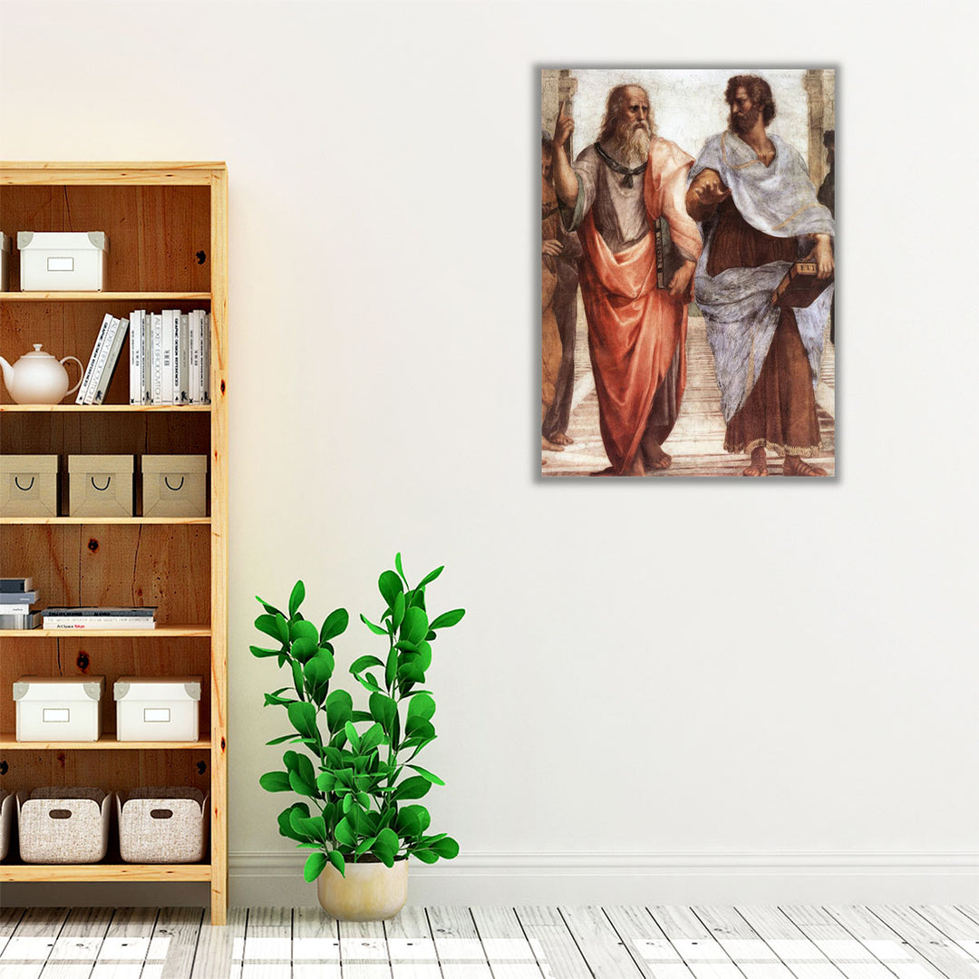 Aristotle and Plato - Canvas Print Wall Art