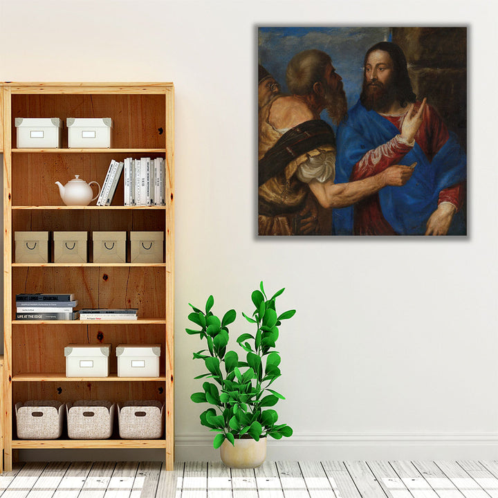 The Tribute Money - Canvas Print Wall Art