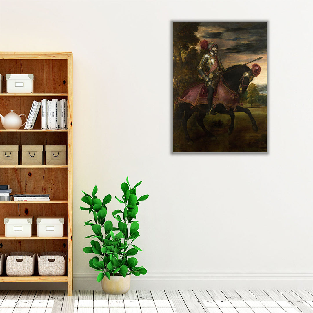 Equestrian Portrait of Charles V, 1548 - Canvas Print Wall Art