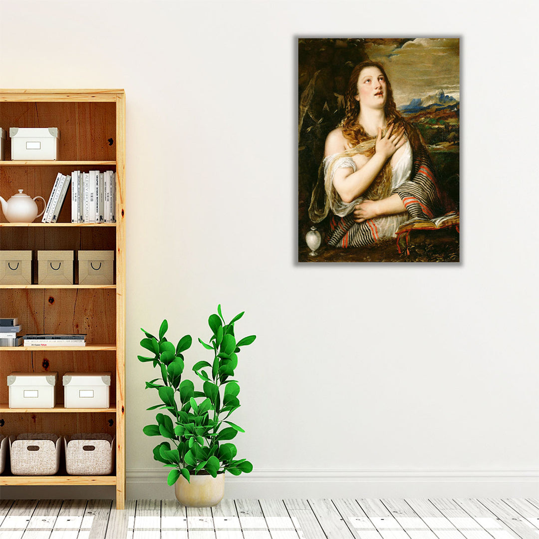 Penitent Magdalene - Canvas Print Wall Art
