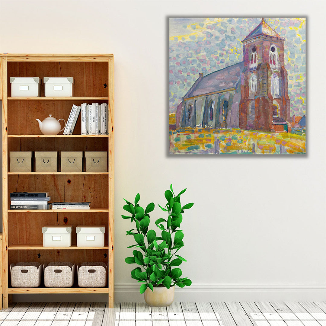 Church In Zoutelande, 1909 - Canvas Print Wall Art