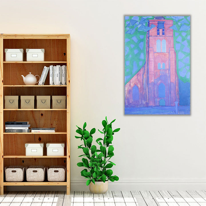 Church Tower at Domburg, 1911 - Canvas Print Wall Art
