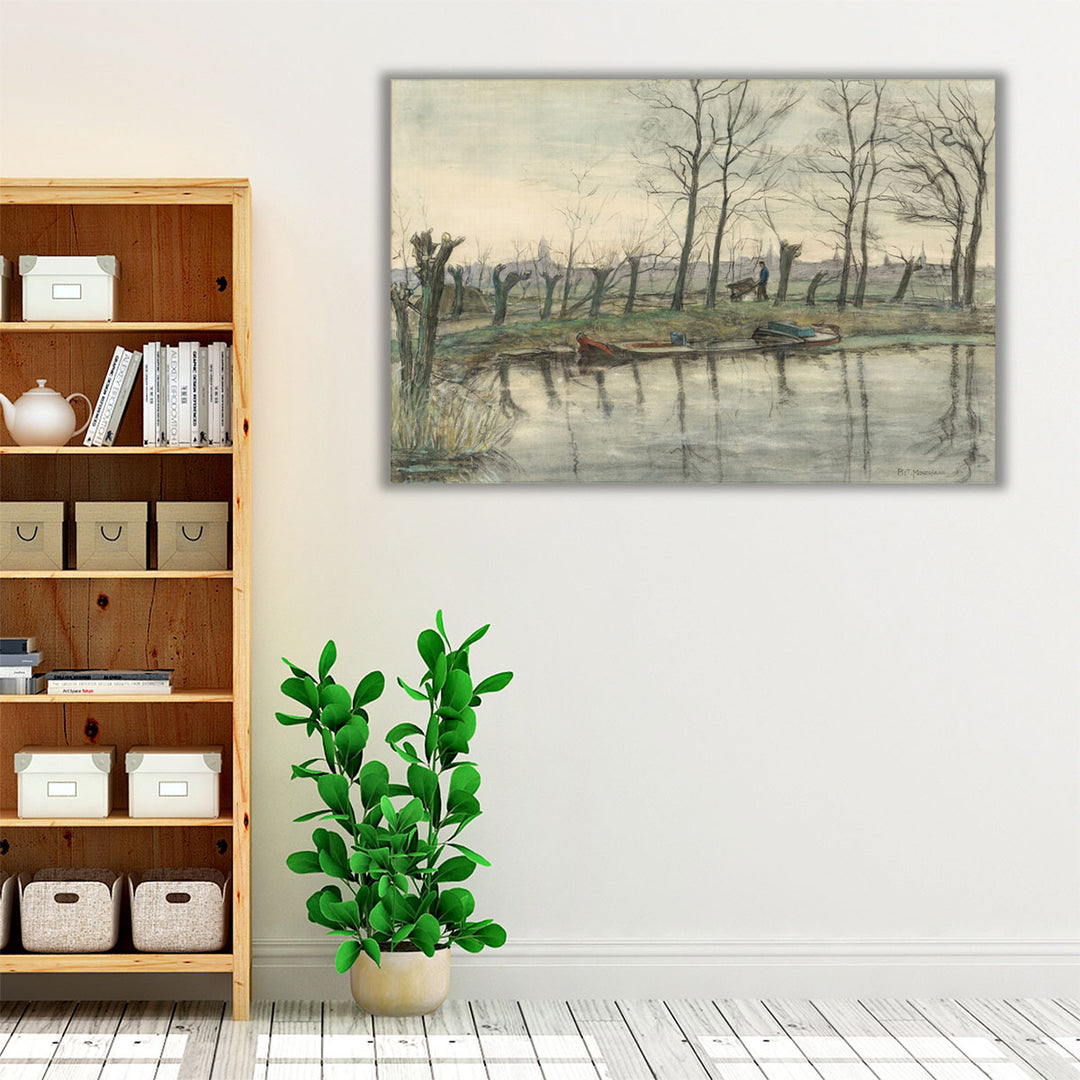 Amsterdam Skyline Viewed from the West, 1899 - Canvas Print Wall Art