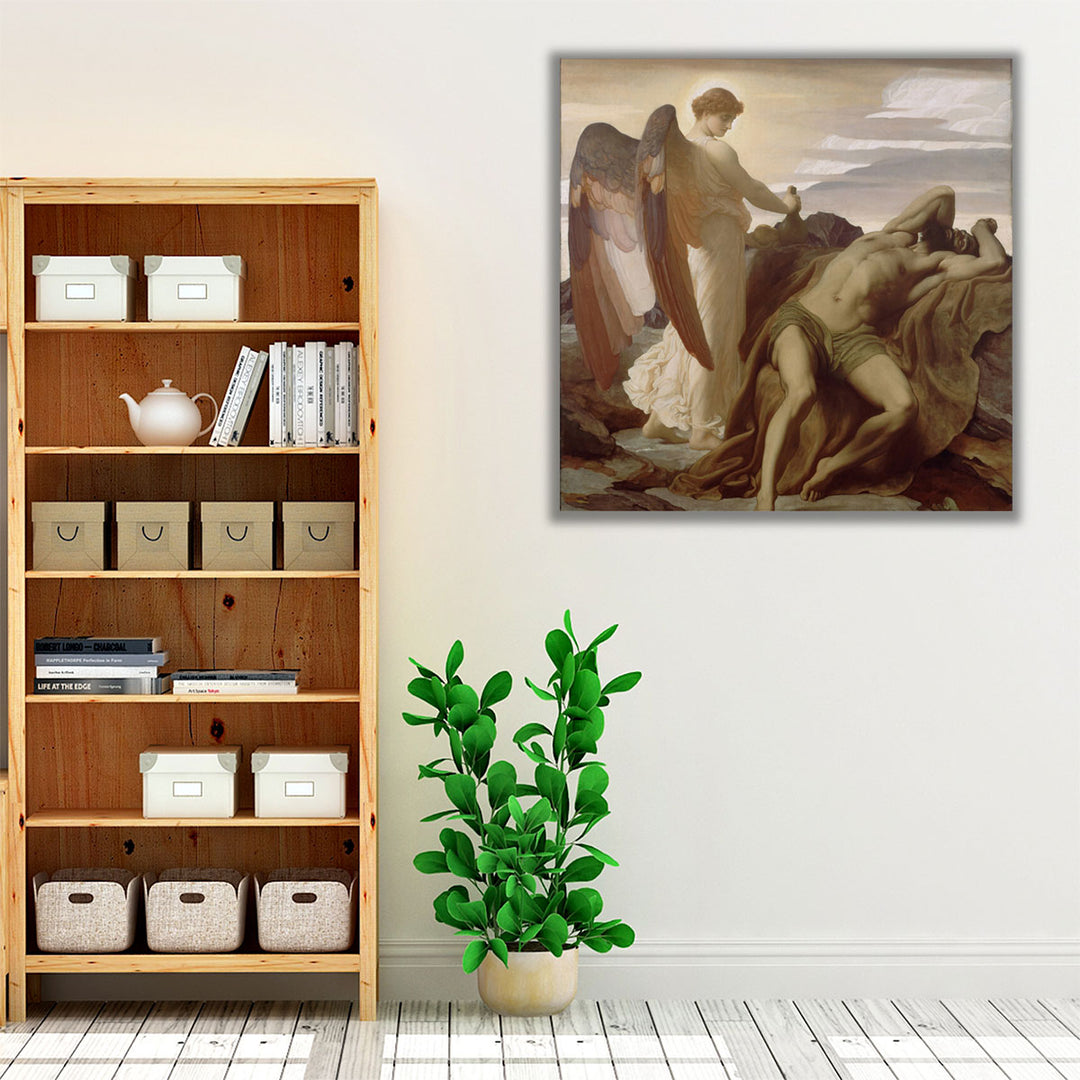 Elijah in the Wilderness - Canvas Print Wall Art