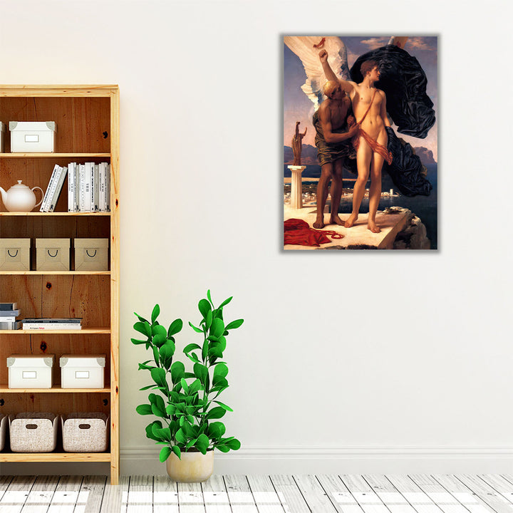 Daedalus and Icarus - Canvas Print Wall Art