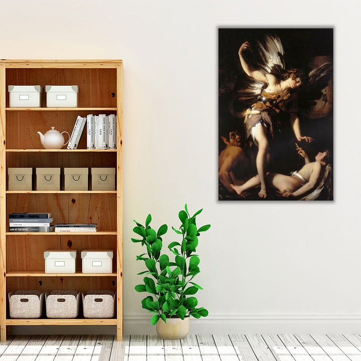 Divine Love Conquering Earthly Love - Canvas Print Wall Art