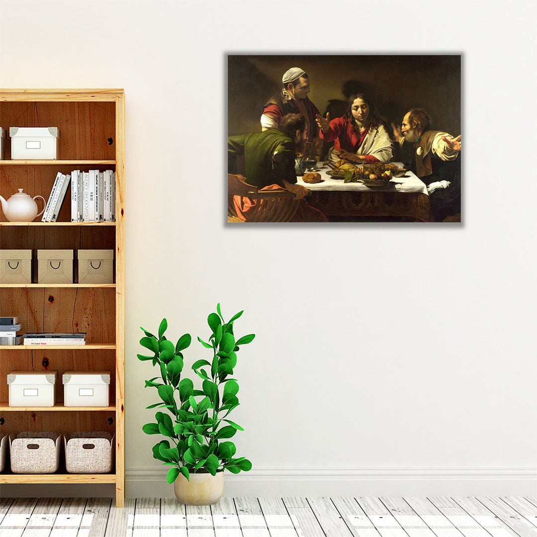 Supper at Emmaus - Canvas Print Wall Art