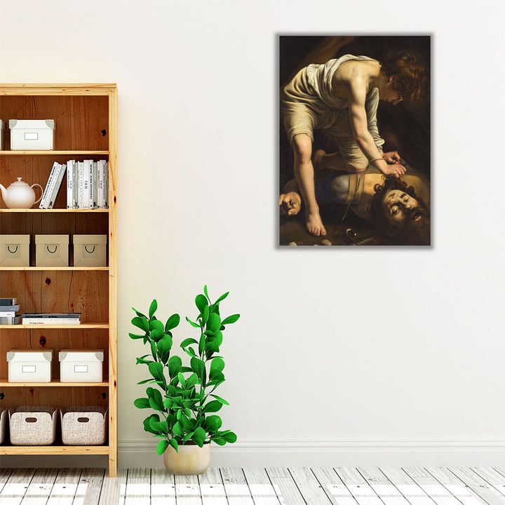 David and Goliath - Canvas Print Wall Art