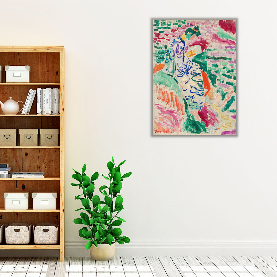 Woman beside the Water - Canvas Print Wall Art