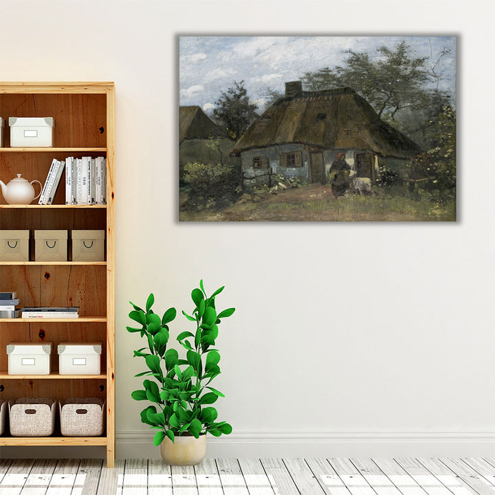 Farmhouse in Nuenen, 1885 - Canvas Print Wall Art
