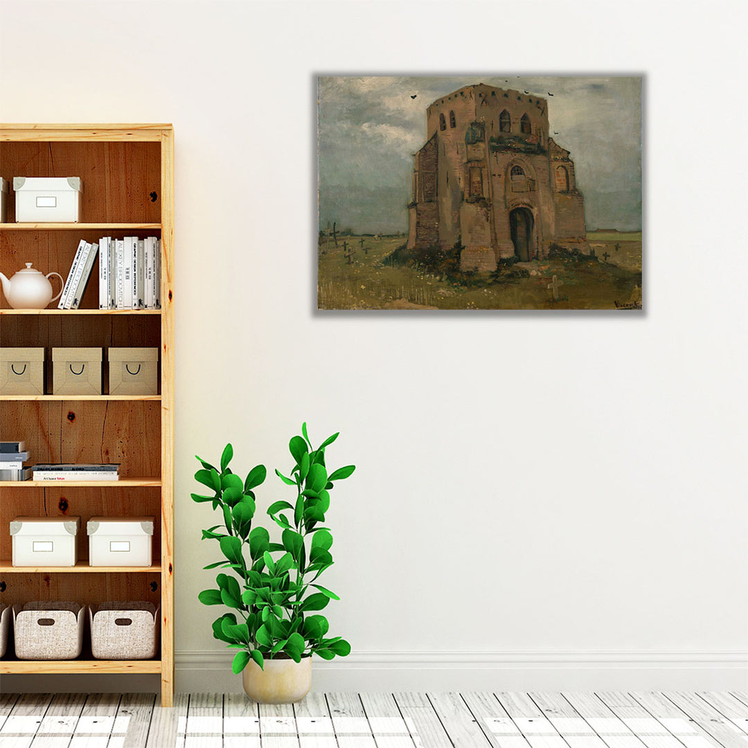 The Old Church Tower at Nuenen, 1885 - Canvas Print Wall Art