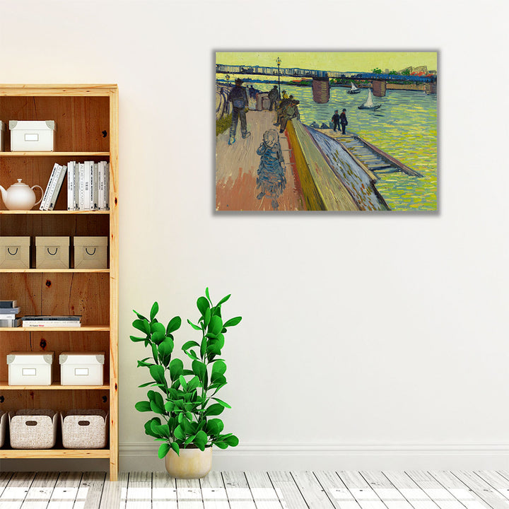 Le pont de Trinquetaille, 1888 - Canvas Print Wall Art