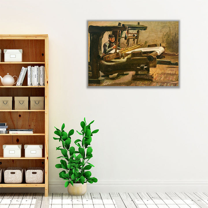 Wever naar rechts gekeerd, Weaver Facing Right, 1884 - Canvas Print Wall Art
