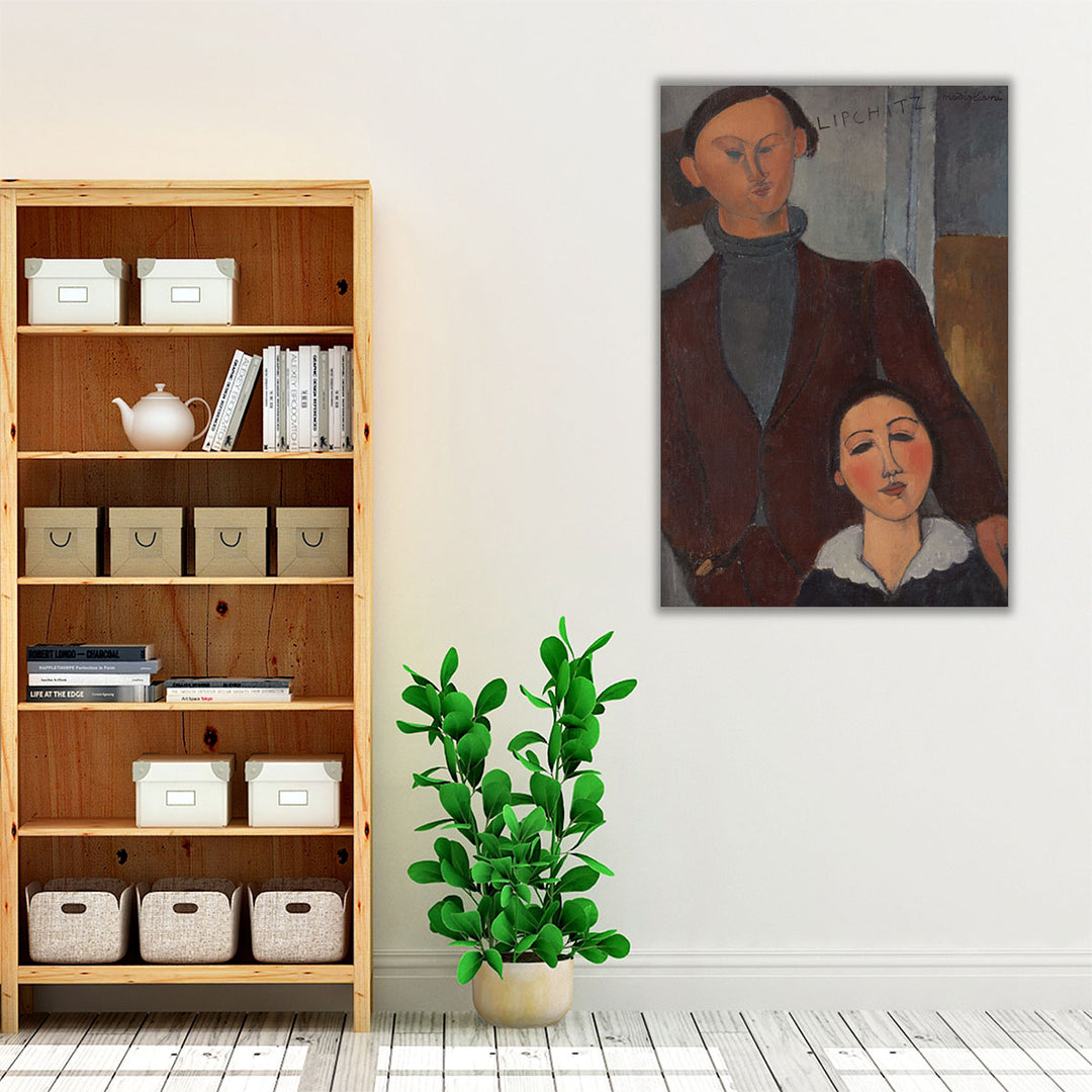 Jacques and Berthe Lipchitz - Canvas Print Wall Art