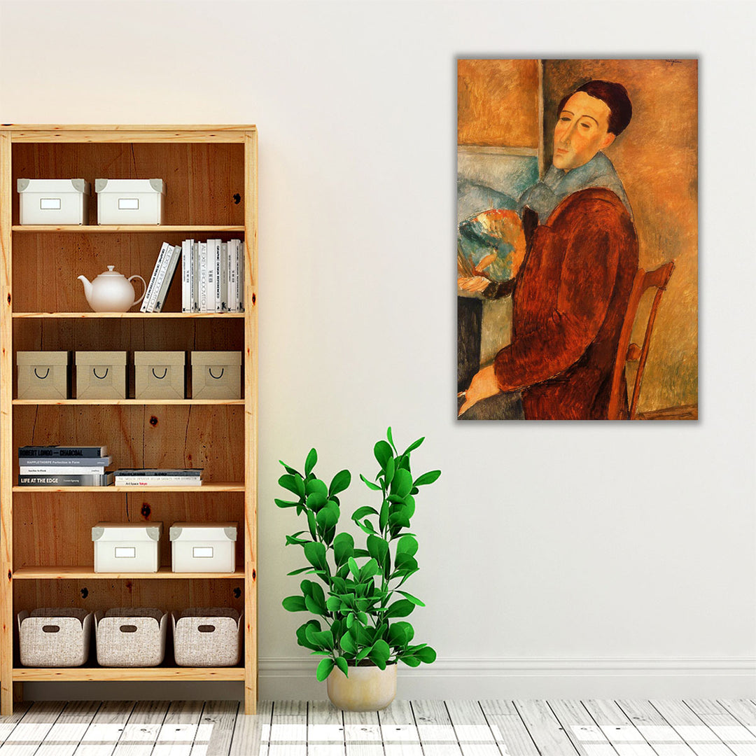 Self Portrait Amedeo Modigliani - Canvas Print Wall Art