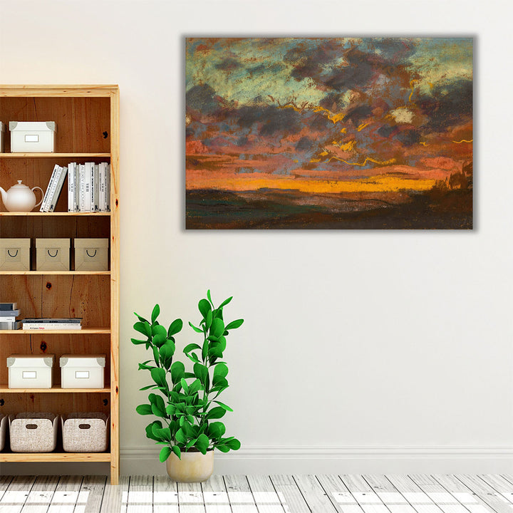 Coucher de soleil, 1868 - Canvas Print Wall Art