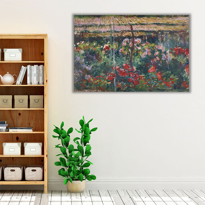 Peony Garden, 1887 - Canvas Print Wall Art