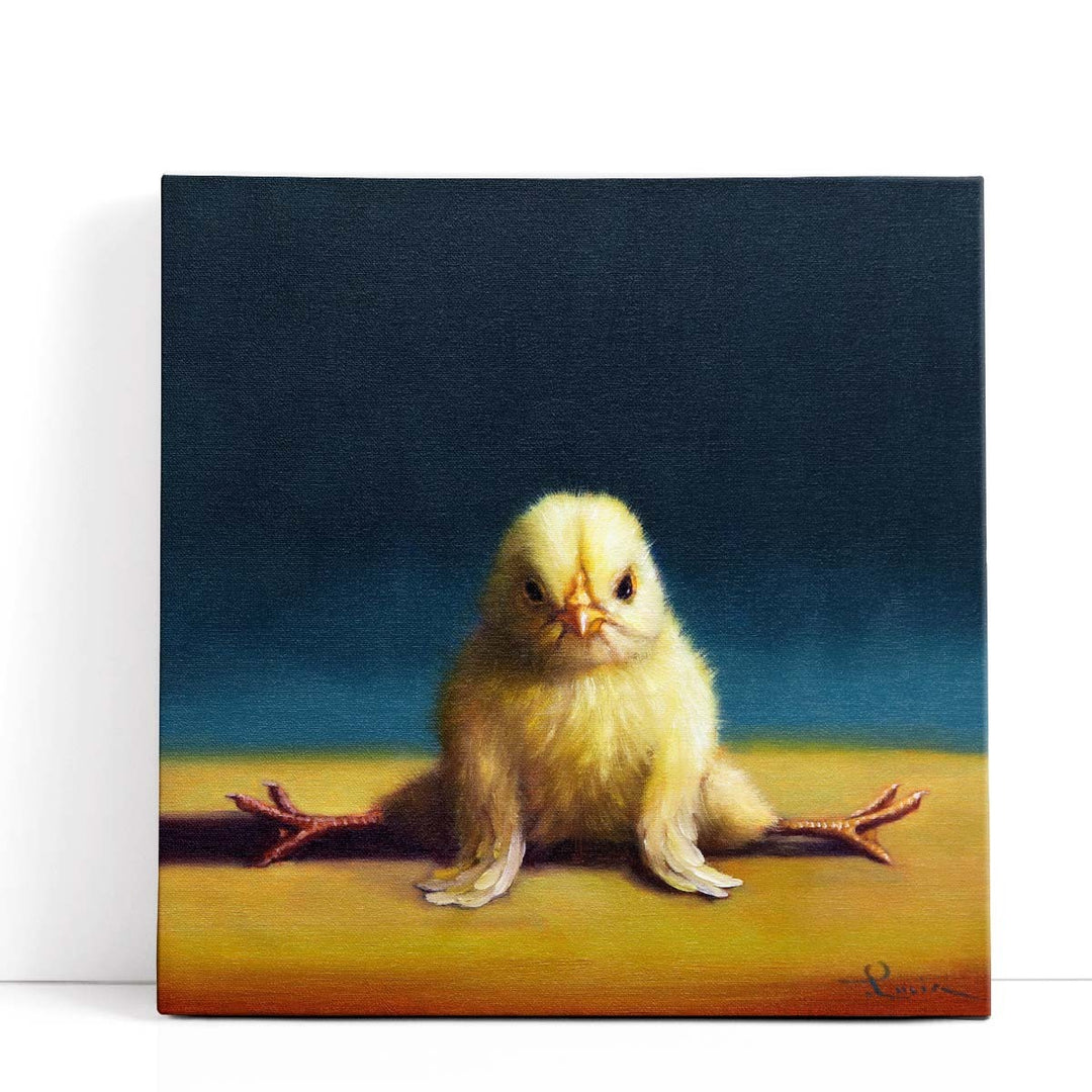 Yoga Chick Front Split - Canvas Print Wall Art